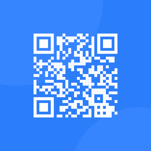 A QR code that links to the front end mentor website.